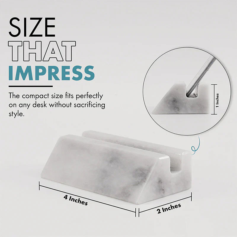 Marble Business Card Holder