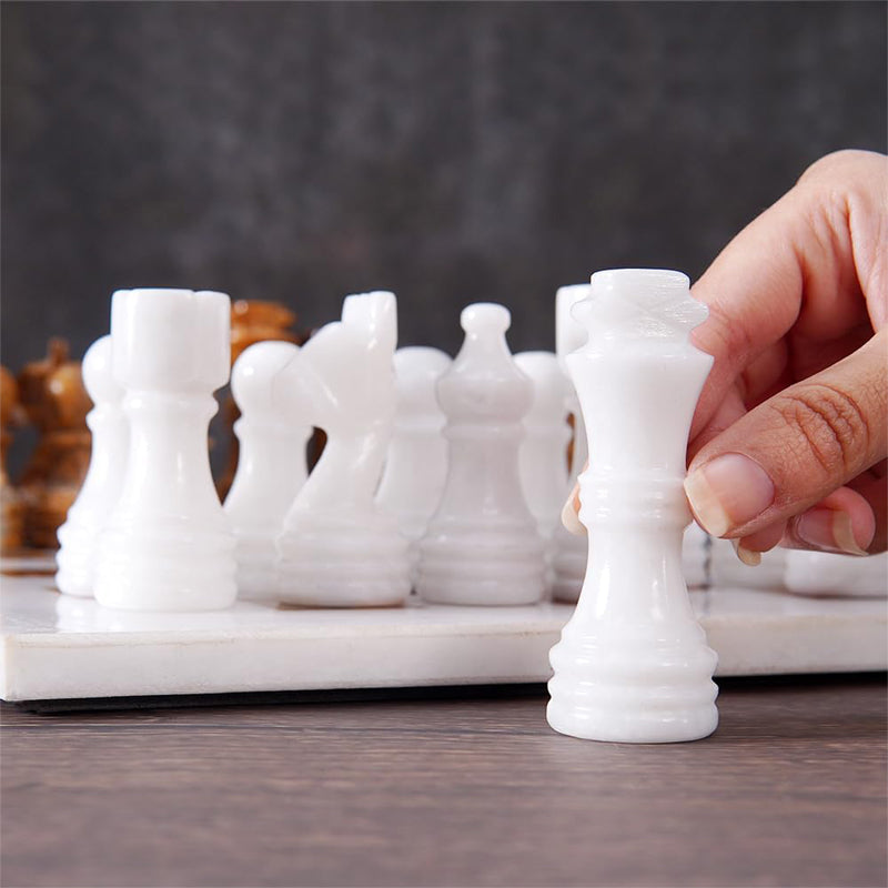 30cm Chess Set White And Red