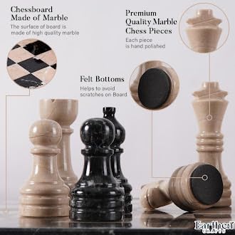 38cm Chess Set Black Zebra And Verona