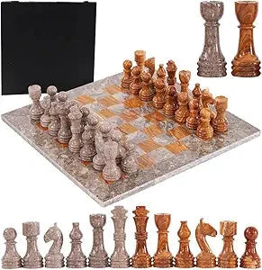 38cm Chess Set Oceanic And Red