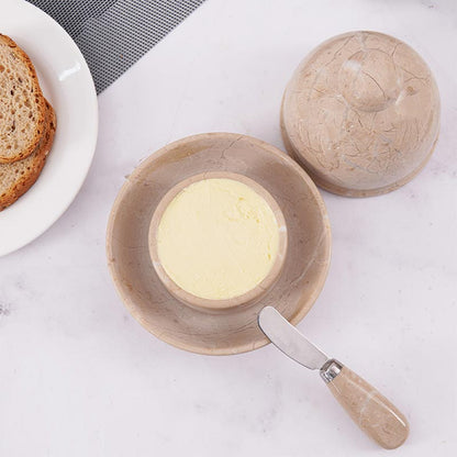 Stylish Marble Butter Dish