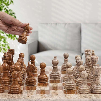 Red Chess Set