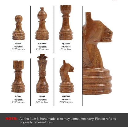 Red Chess Set