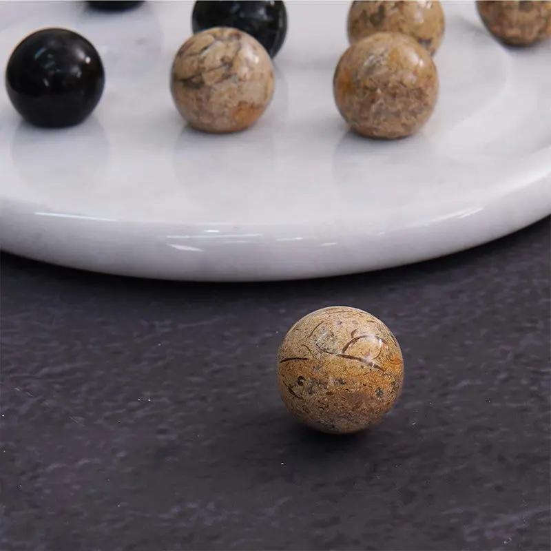 Tic Tac Toe 10" Inches Black & Coral