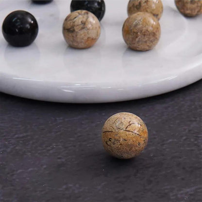 Tic Tac Toe 10" Inches Black & Coral