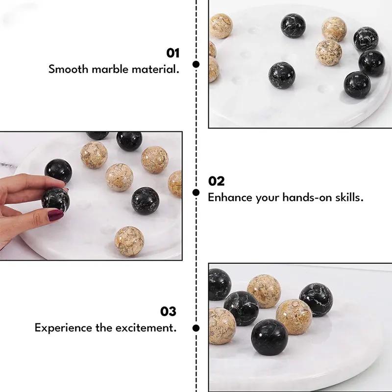 Tic Tac Toe 10" Inches Black & Coral