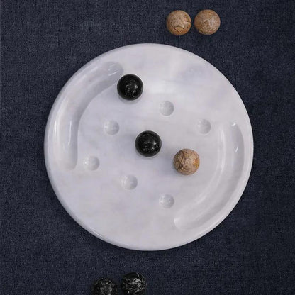 Tic Tac Toe 10" Inches Black & Coral