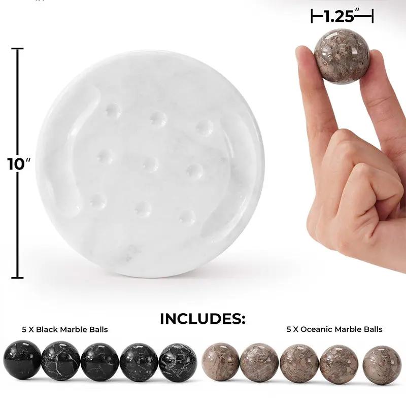 Tic Tac Toe 10" Inches Black & Oceanic