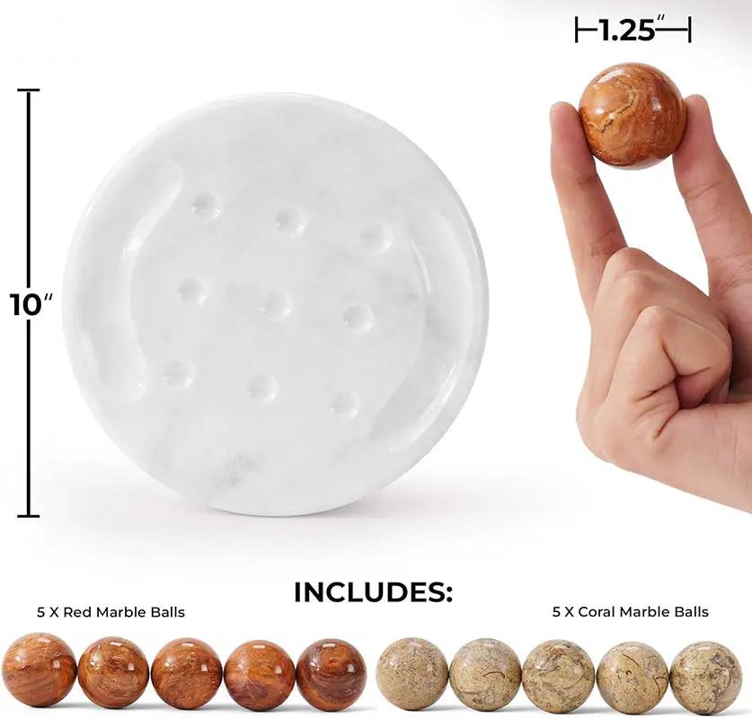 Tic Tac Toe 10" Inches Red & Coral