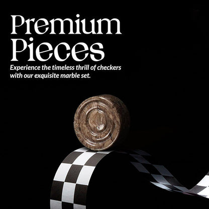 Checkers Pieces - Oceanic & White