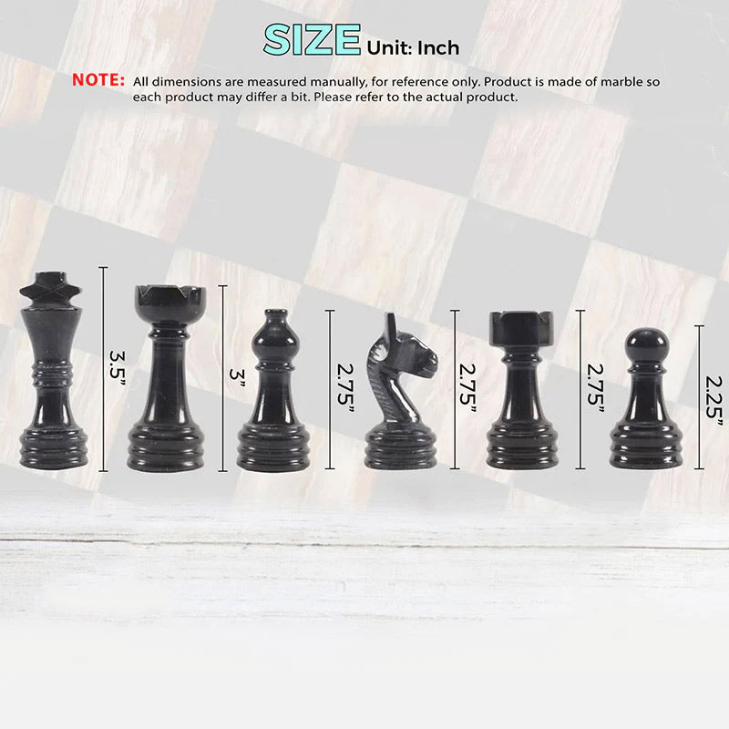 Chess Figures - Black & Green