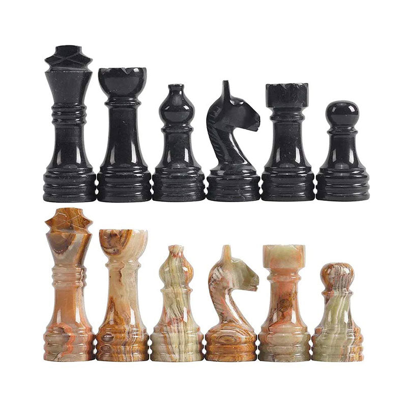 Chess Figures - Black & Green