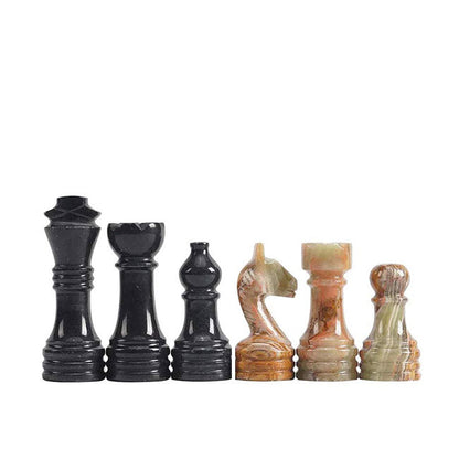 Chess Figures - Black & Green