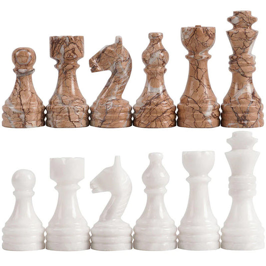 Chess Figures - White & Marinara