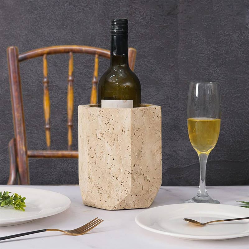wine chiller, wine chiller, marble wine cooler
