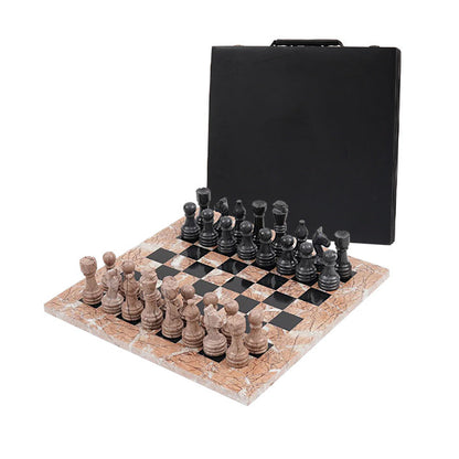 marble chess set storage box