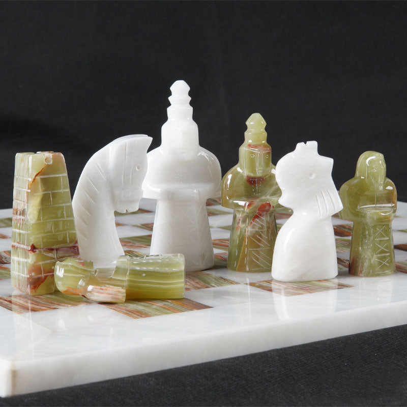 marble-elite-38cm-white-green-chess-set-2