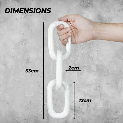 marble chain, chain dÃƒÂ©cor, decorative chain