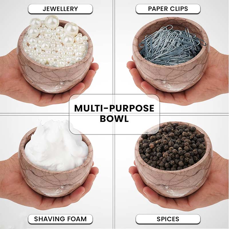 Marble Shaving Cream Bowl