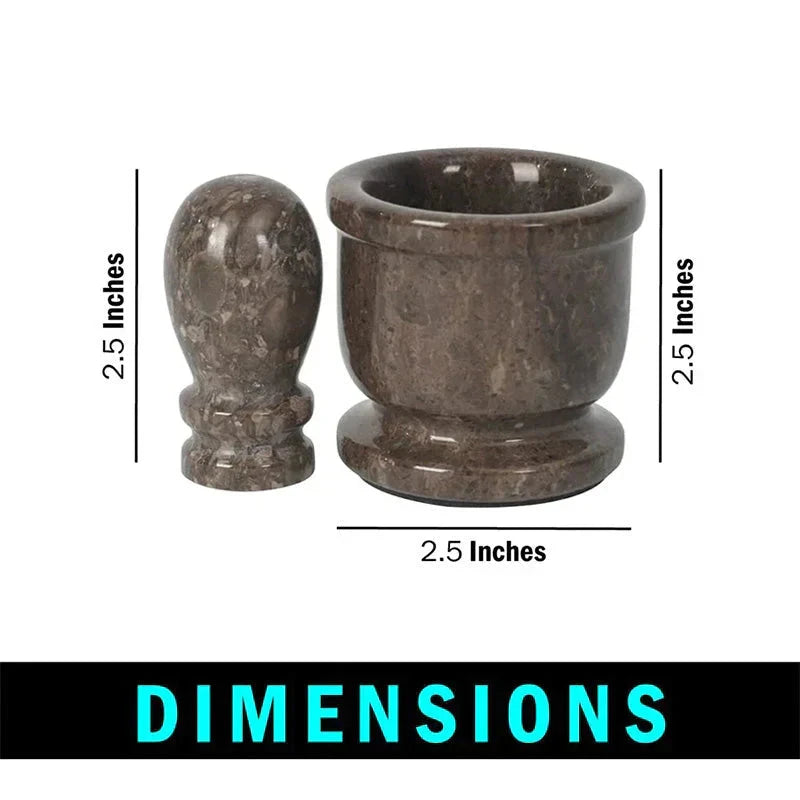 Mini Marble Mortar & Pestle Set