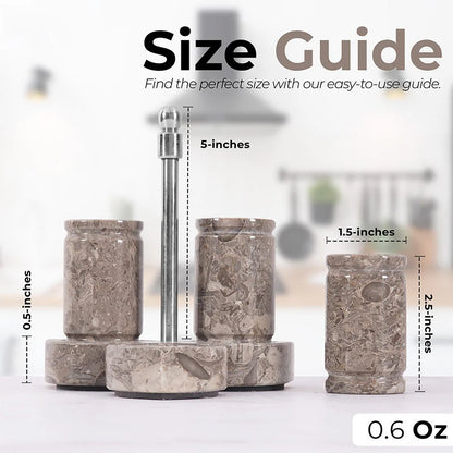 Salt & Pepper set of 3-8