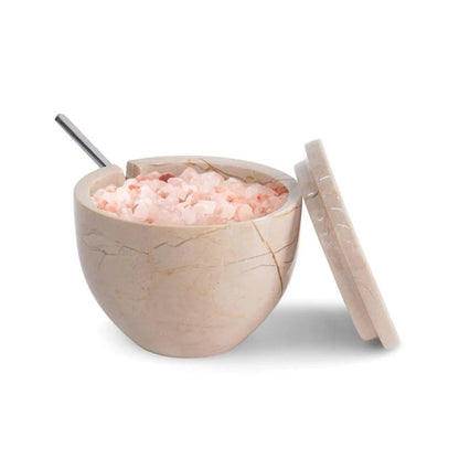 Salt Cellar with Lid & Spoon