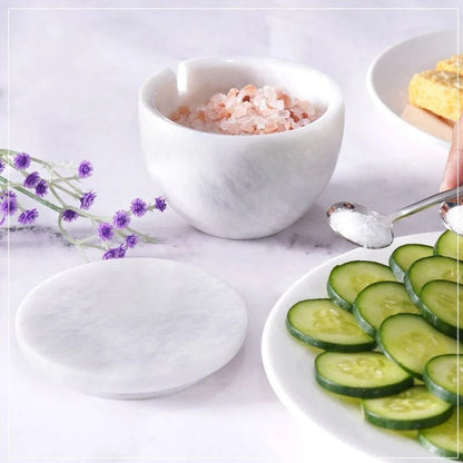 Salt Cellar with Lid & Spoon