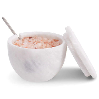 Salt Cellar with Lid & Spoon