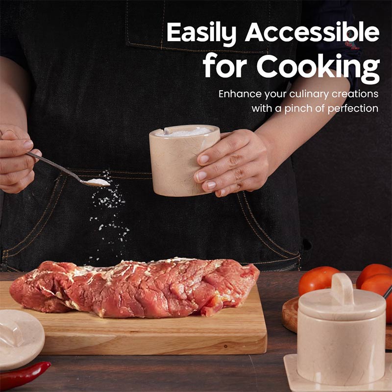 salt cellar, salt container.