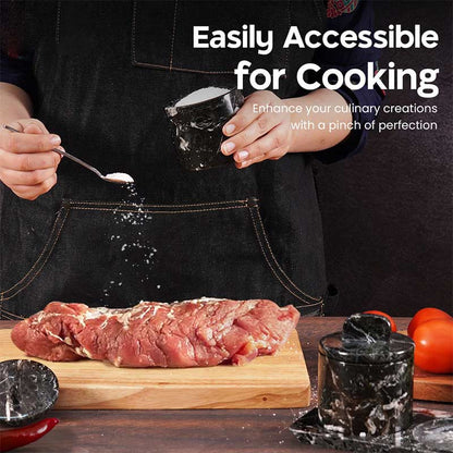 salt cellar, salt container.