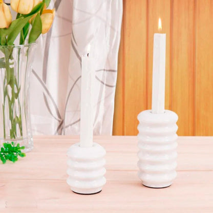 Spring Shape Candle Holder Set Of Two