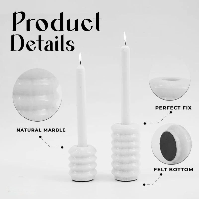 Spring Shape Candle Holder Set Of Two