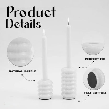 Spring Shape Candle Holder Set Of Two