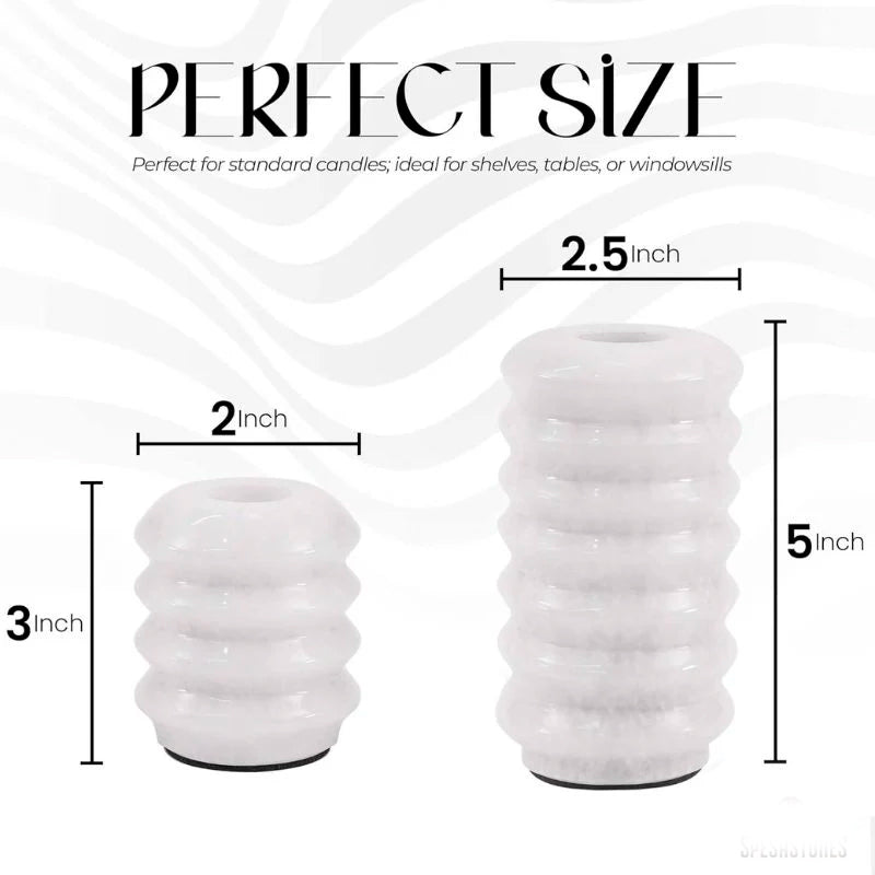 Spring Shape Candle Holder Set Of Two