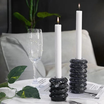 Spring Shape Candle Holder Set Of Two