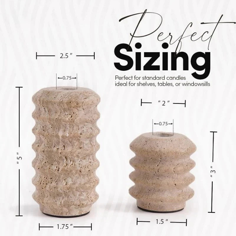 Spring Shape Candle Holder Set Of Two