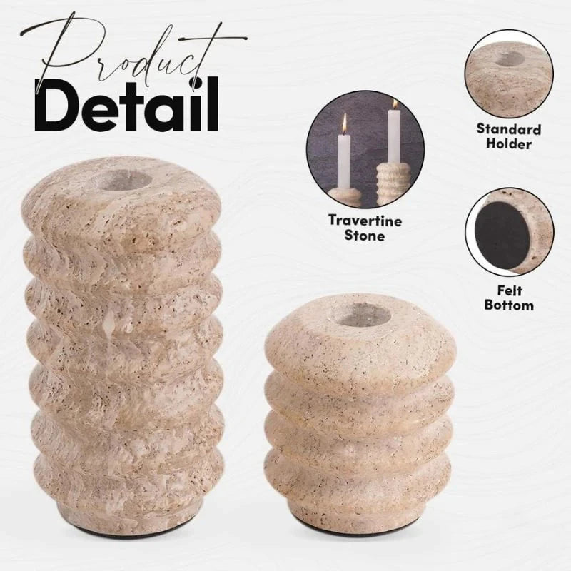 Spring Shape Candle Holder Set Of Two