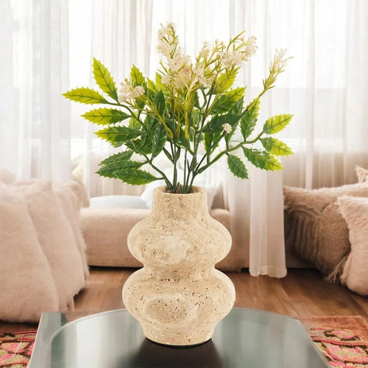 Travertine Flower Vase