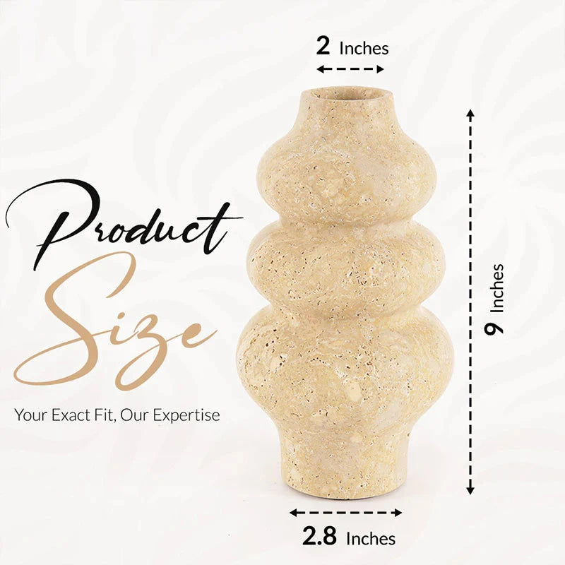 Travertine Flower Vase