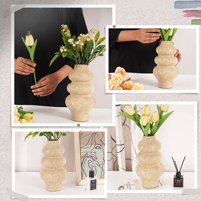 Travertine Flower Vase