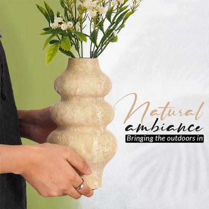 Travertine Flower Vase