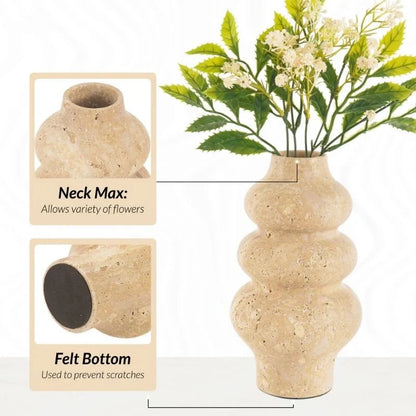 Travertine Flower Vase