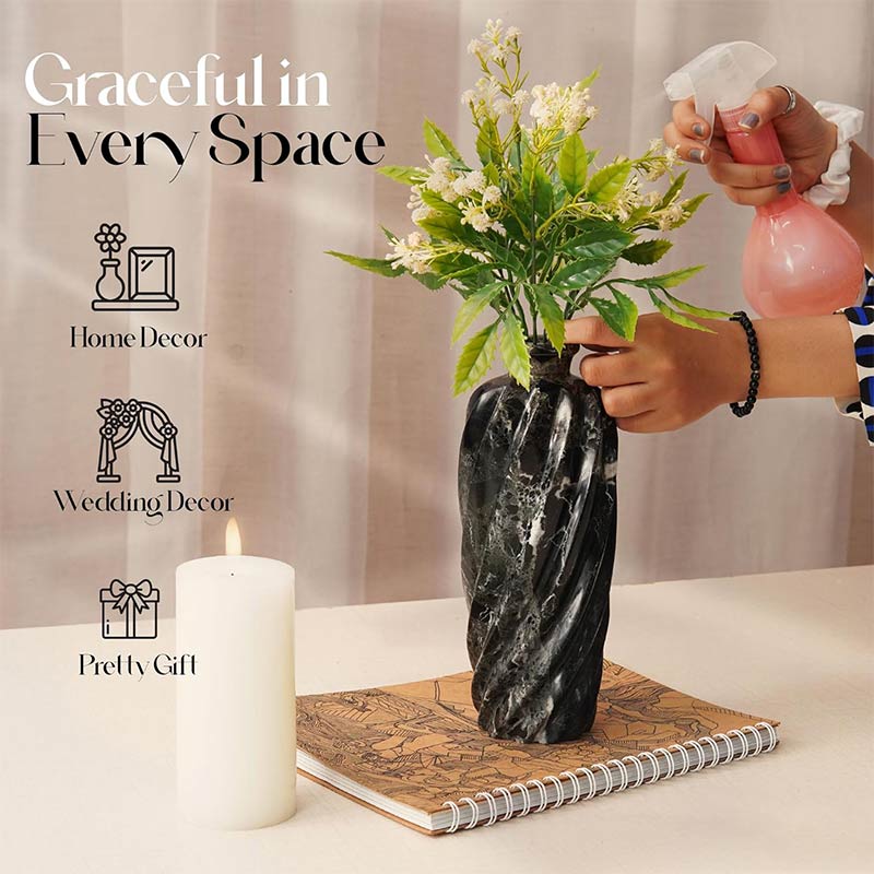 Lined Accent Vase