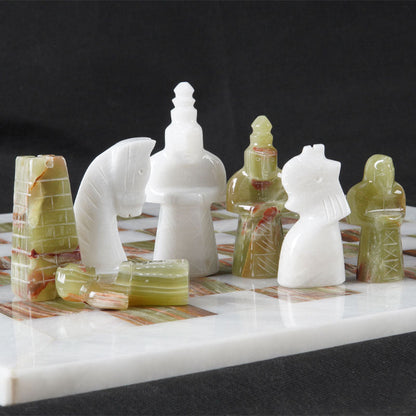 marble-elite-38cm-white-green-chess-set-2