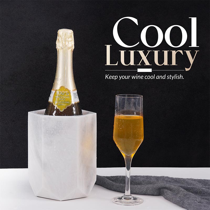 wine chiller, wine chiller, marble wine cooler